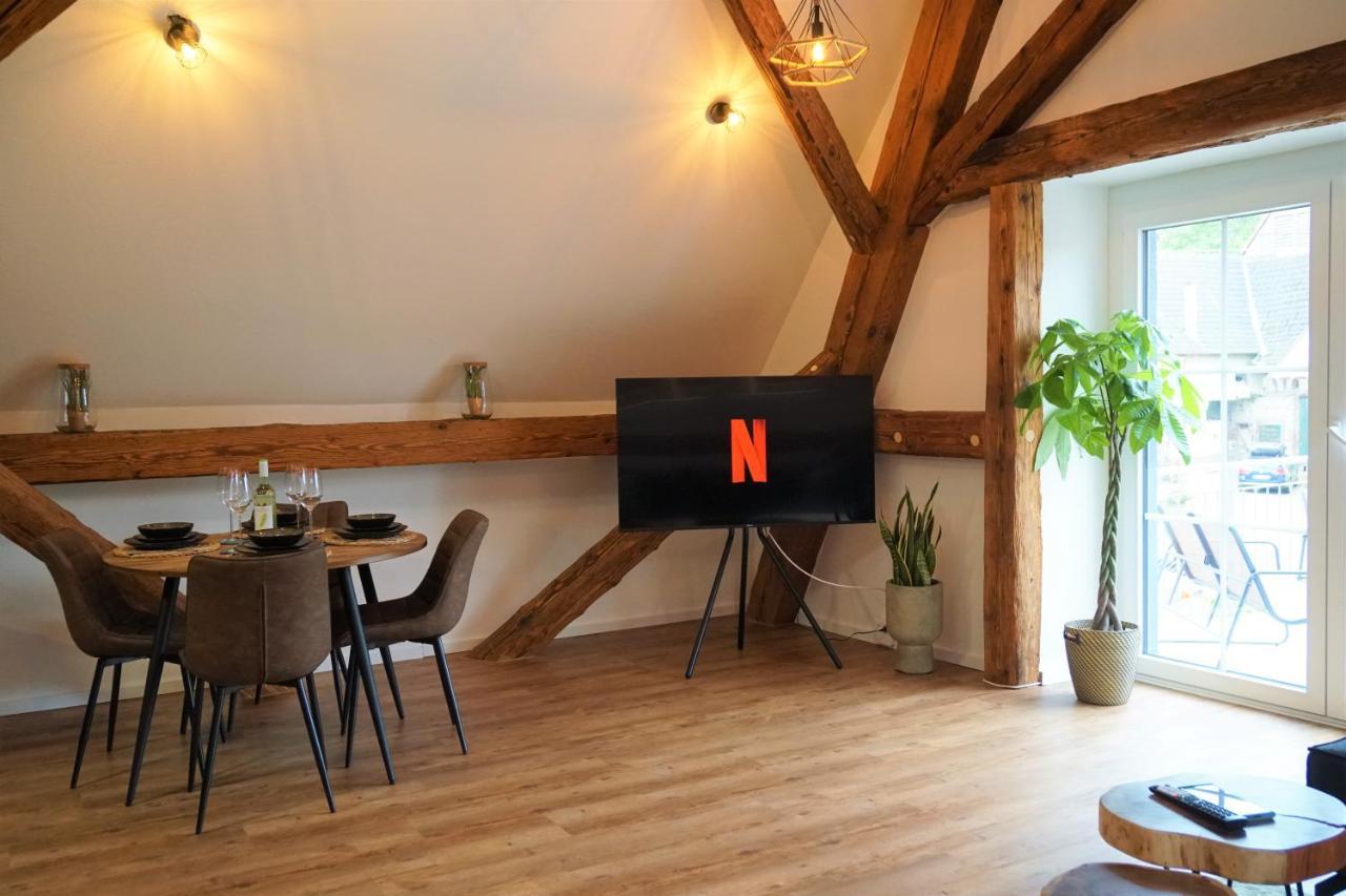 Galerie-Wohnung I Sanierter Pferdestall I Europapark I Boxspring I Nespresso Kippenheim Luaran gambar